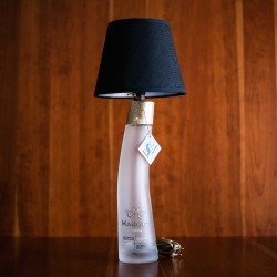 Lampada artigianale bottiglia Mammount